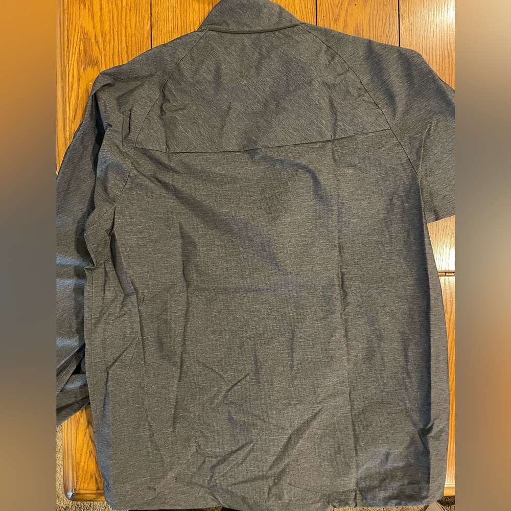 GIRO Sport Design Raincoat/Cycling Jacket, grey, size large, full zip - Picture 6 of 12